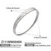 Wholesale Geometric Doublerow Heart Clasp Bracelet Set Electroplated With 18K Real Gold Stainless Steel Jewelry