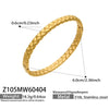 Wholesale Geometric Doublerow Heart Clasp Bracelet Set Electroplated With 18K Real Gold Stainless Steel Jewelry
