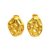 Wholesale Geometric Electroplated 18K Gold Titanium Steel Earrings For Women