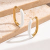 Wholesale Geometric Electroplated Stainless Steel Earrings For Women