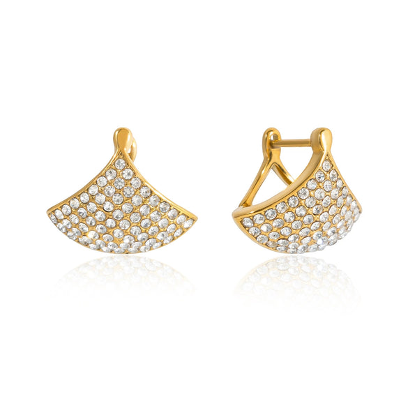 Wholesale Geometric Electroplated Stainless Steel Earrings For Women