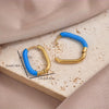 Wholesale Geometric Electroplated Stainless Steel Earrings For Women
