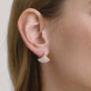 Wholesale Geometric Electroplated Stainless Steel Earrings For Women