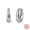 Wholesale Geometric Electroplated Stainless Steel Earrings Unisex Original Design Style