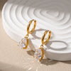 Wholesale Geometric Electroplated Stainless Steel Earrings Unisex