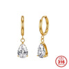 Wholesale Geometric Electroplated Stainless Steel Earrings Unisex