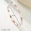 Wholesale Geometric Electroplated Titanium Steel Honeycomb Bracelet