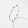 Wholesale Geometric Electroplated Titanium Steel Honeycomb Bracelet
