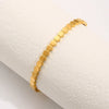 Wholesale Geometric Electroplated Titanium Steel Honeycomb Bracelet