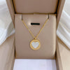 Wholesale Geometric Electroplated Titanium Steel Necklace Unisex
