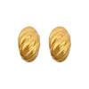Wholesale Geometric Electroplated Titanium Steel Twisted Eggshaped Minimalist Earrings For Men And Women