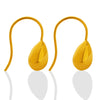 Wholesale Geometric Fashion Women's Gold Plated Titanium Steel Water Drop Earrings Ear Hook