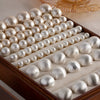Wholesale Geometric Frosted Brushed Ball Semiround 925 Silver Electroplated Earrings For Women
