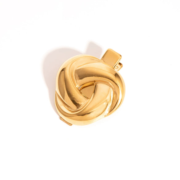 Wholesale Geometric Hair Accessories And Earrings For Women Simple Style Stainless Steel With Insect Ladybug Pattern Pvd Furnace Vacuum Real Gold Plated