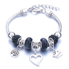 Wholesale Geometric Handmade Alloy Beaded Bracelet With Crown Pendant And Lobster Buckle For Couples