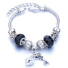 Wholesale Geometric Handmade Alloy Beaded Bracelet With Crown Pendant And Lobster Buckle For Couples