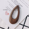Wholesale Geometric Handmade Brown Original Wood Jewelry Accessories For Earrings