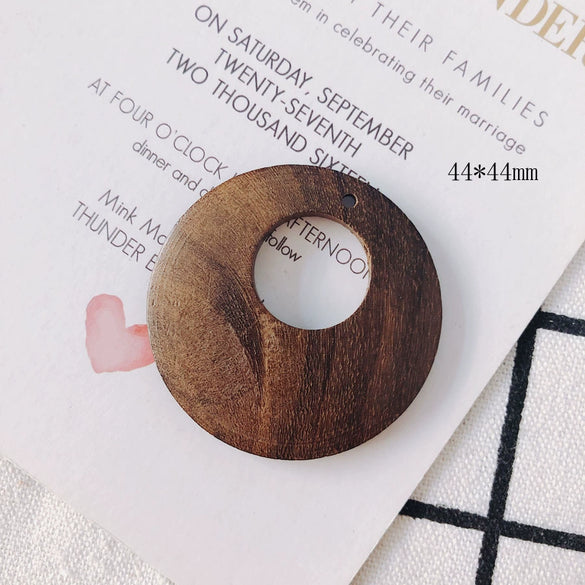 Wholesale Geometric Handmade Brown Original Wood Jewelry Accessories For Earrings