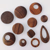 Wholesale Geometric Handmade Brown Original Wood Jewelry Accessories For Earrings