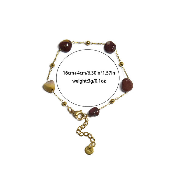 Wholesale Geometric Handmade Stainless Steel Beaded Bracelet Jewelry