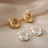 Wholesale Geometric Heart Shaped Copper Earrings For Women With Micro Inlaid Zircon And Star Design