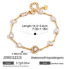 Wholesale Geometric Heartshaped Electroplated Titanium Steel And Stainless Steel Bracelet For Women