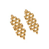 Wholesale Geometric Hollow Stainless Steel Earrings With Electroplating For Women Exaggerated And High Sense Non Fading