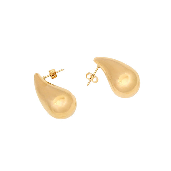 Wholesale Geometric Irregular Metal Stainless Steel Earrings With Electroplating For Women