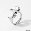 Wholesale Geometric Irregular Ring Earrings Set In Stainless Steel With Electroplating For Women Niche Design Fashionable