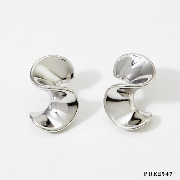 Wholesale Geometric Irregular Ring Earrings Set In Stainless Steel With Electroplating For Women Niche Design Fashionable
