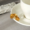 Wholesale Geometric Irregular Twisted Stainless Steel Electroplated Rings For Women Jewelry Accessories