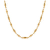 Wholesale Geometric 18K Gold Real Gold Plated In The Furnace Light Luxury Style Bracelet And Clavicle Necklace For Women