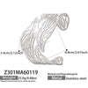 Wholesale Geometric Light Luxury Minimalist Leafshaped Stainless Steel Goldplated Open Bracelet