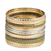 Wholesale Geometric Metal Iron Electroplated Unisex Bracelet Set