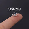 Wholesale Geometric Metal Stainless Steel Ear Nail Jewelry