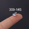 Wholesale Geometric Metal Stainless Steel Ear Nail Jewelry