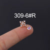 Wholesale Geometric Metal Stainless Steel Ear Nail Jewelry
