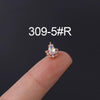 Wholesale Geometric Metal Stainless Steel Ear Nail Jewelry