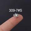 Wholesale Geometric Metal Stainless Steel Ear Nail Jewelry