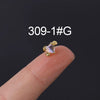 Wholesale Geometric Metal Stainless Steel Ear Nail Jewelry