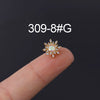 Wholesale Geometric Metal Stainless Steel Ear Nail Jewelry