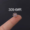 Wholesale Geometric Metal Stainless Steel Ear Nail Jewelry