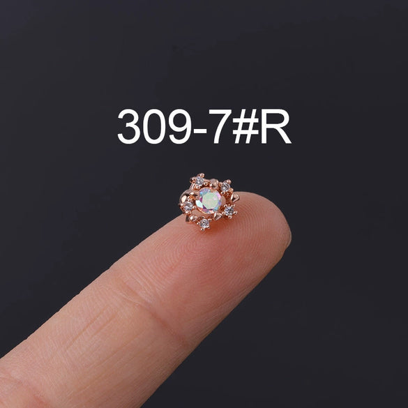 Wholesale Geometric Metal Stainless Steel Ear Nail Jewelry