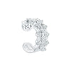 Wholesale Geometric Microinlaid 925 Sterling Silver Ear Clip Earrings Electroplated Fashion Simple Personality Trend Sweet Cool