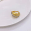 Wholesale Geometric Microinlaid Zircon Adjustable Opening Ring Copper Plated 18K Gold Fashion Jewelry