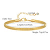 Wholesale Geometric Minimalist Copper Real Gold Plated Anklet For Women