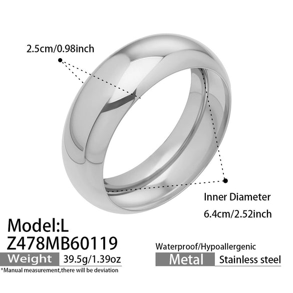 Wholesale Geometric Minimalist Light Luxury Stainless Steel 18K Gold Plated Finely Polished Mirror Bracelet Accessory