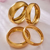 Wholesale Geometric Minimalist Light Luxury Stainless Steel 18K Gold Plated Finely Polished Mirror Bracelet Accessory