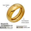 Wholesale Geometric Minimalist Light Luxury Stainless Steel 18K Gold Plated Finely Polished Mirror Bracelet Accessory