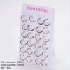 Wholesale Geometric Minimalist Unisex Electroplated Stainless Steel Ear Buckle
